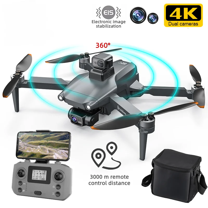 New L600 PRO 4K HD Dual Camera Drone Visual Obstacle Avoidance Brushless Moto - £107.40 GBP+