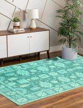 EORC LLC, IE85TQ9X12 Hand-Tufted Wool Overdyed Rug, 8&#39;9 x 11&#39;9, Green Area Rug - £1,110.05 GBP