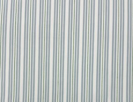 Ballard Designs Rinna Mist Blue Tailored Stripes Multiuse Fabric By Yard 54&quot;W - £15.97 GBP