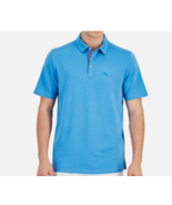 Tommy Bahama Men's Kohala Peak Vibrant Sea Aqua Tencel Model Polo Shirt 2XL NWT - $54.40