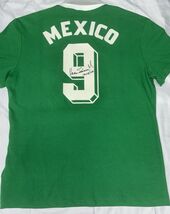 Hugo Sanchez SIGNED Mexico National Team 1986 Vintage Soccer Jersey Phot... - $494.99