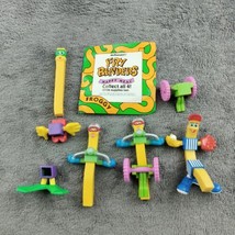 Vintage 1989 McDonald&#39;s FRY BENDERS Lot Of 4 Bendable French Fry Guys - £9.68 GBP