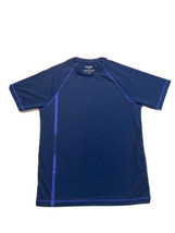 Peleton x Rhone Short Sleeve Workout T-Shirt Blue Mens Medium Gym Training - £15.21 GBP