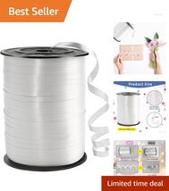 500 Yards  White Curling Ribbon - Perfect for Weddings, Crafts &amp; Gifts - $15.79
