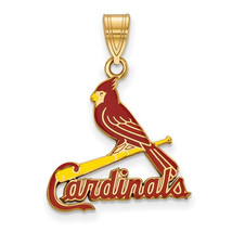 SS w/GP MLB  St. Louis Cardinals Large Enamel Pendant - $95.46