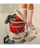 1968 Campbell's Condensed Soup Advertisement Life Magazine Can Bag HM2AA - €21,30 EUR
