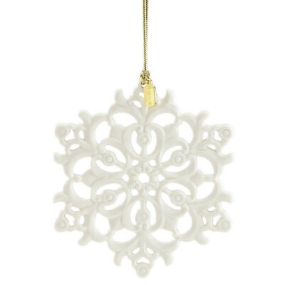 Lenox 2018 Snow Fantasies Snowflake Ornament  Annual Christmas Porcelain... - $46.00