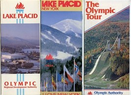 3 Lake Placid Olympic Development Authority Brochures New York  - £22.07 GBP