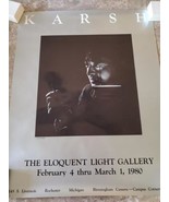 Original Vintage Karsh The Eloquent Light Gallery Poster Print - 1980 - £3.89 GBP