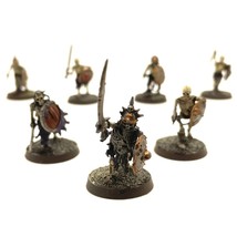 Deathrattle Skeleton Warriors 7 Painted Miniatures Undead Age of Sigmar - $77.99