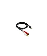 RadioShack 3.5 mm Plug to RCA Plug Stereo Audio Cable 4200495 - $109.91 MXN