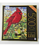 Big Ben Luxe 500 Piece Jigsaw Puzzle Cardinal Glass Cynthie Fisher - £15.36 GBP