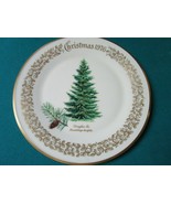 LENOX CHRISTMAS PLATES DOUGLAS FIR - COLONIAL BOUQUET VIRGINIA COLONY PL... - $62.27 CAD