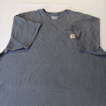 Carhartt K87 BLS Loose Fit Mens Blue Cotton Short Sleeve Crewneck T-Shirt Sz 3XL image 14