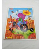 Playskool Barney Fun On The Farm 10 Piece Wooden Puzzle - $16.29 CAD