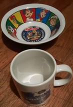 Kellogg&#39;s 1996 Cereal Bowl With Friends, And &quot;How Do You Eat An Oreo&quot; Co... - $21.24
