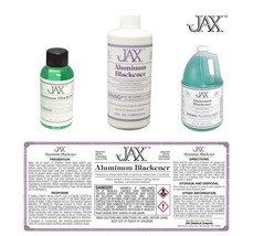 Jax Blackener For Aluminum - 2 oz, 1 Pint or 1 Gallon - Produces an antique blac - £10.67 GBP