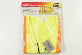 Reflective Safety Vest 2 Inch Reflective Strips Zipper Front Size X Small 36  - £10.27 GBP
