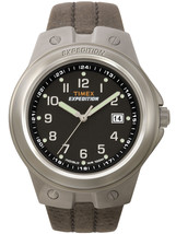Timex Men's Classic Leather Strap Watch T49631 Chrono Date - $128.99