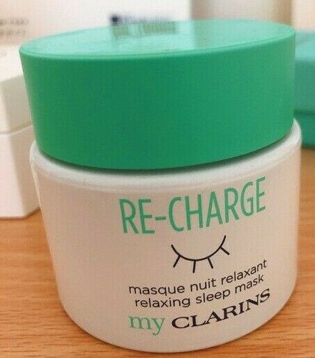 MyClarins Clarins Re-Charge Relaxing Sleep Mask Revive Skin Face 1.7oz 50ml NeW - £14.55 GBP