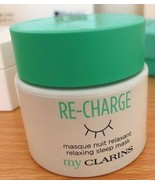 MyClarins Clarins Re-Charge Relaxing Sleep Mask Revive Skin Face 1.7oz 5... - £14.51 GBP
