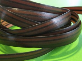 DARK MIX BROWN Flat strip Synthetic Rattan Weaving Material Wicker Knit Repair - £1.60 GBP+