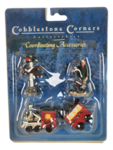 NIP Vintage Cobblestone Corners Coordinating Accessories Train Signal Conductor - £5.42 GBP