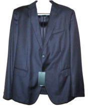 Boss Hugo Boss Navy  Men&#39;s Wool Jacket Blazer Size US 46 R EU 56 - £197.41 GBP