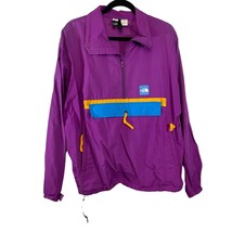 Vintage The North Face Womens Size Medium Nylon 1/2 Zip Colorblock Windb... - £54.50 GBP