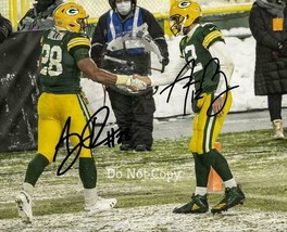 Aaron Rodgers Aj Dillon Signed Photo 8X10 Rp Autographed Green Bay Packers - £15.79 GBP