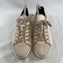 Michael Kors Rose Gold Kristy Espadrilles Sneakers Size 8.5 - £57.54 GBP