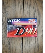Brand New TDK - D90 Blank Audio Cassette Tape - High Output - 1ECI/Type I - $73.88 MXN