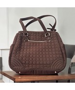 NWOT Vera Bradley Large Tote Bag Purse Handbag Espresso Brown Baroque - €33,98 EUR