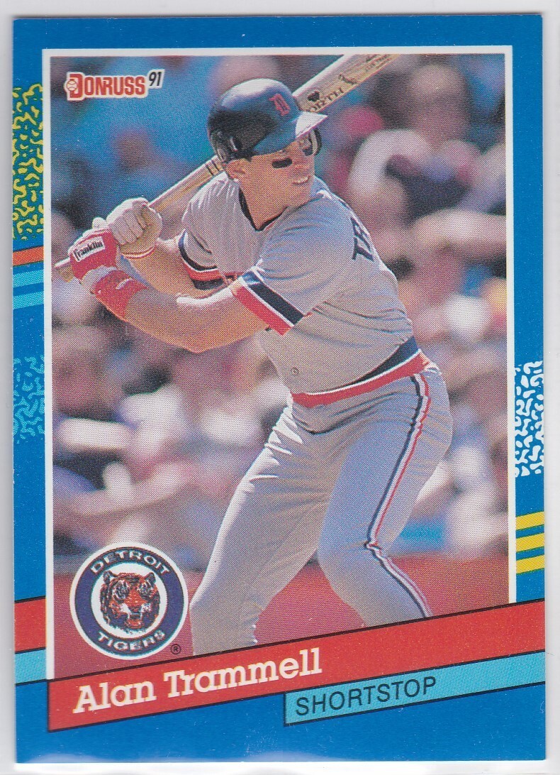 M) 1991 Donruss Baseball Trading Card - Alan Trammell #118 - $1.97