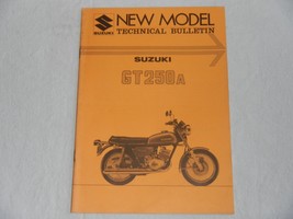 NOS 1976 Suzuki GT250A GT250 New Model parts update bulletin manual - $34.22