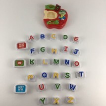 Leap Frog Tad&#39;s Alphabet Apple Fridge Phonics Learning Educational Toy Complete - £31.24 GBP