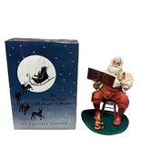Vtg Possible Dreams Clothtique Santa Figurine in Chair with Elf 1995 in ... - $69.14 CAD
