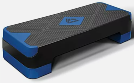 RBX SC3040N Aerobic Step Platform with Non-Slip Textured Surface, Black/Blue - £62.16 GBP