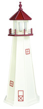 Marblehead Lighthouse - 4 Foot Poly Replica With Revolving Gallery Light Usa - £359.61 GBP