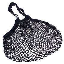 Sachi Cotton String Bag Long Handle - Navy - £12.19 GBP