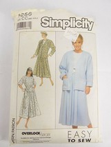Vintage Simplicity Pattern 9256 Size Cc (MD-XXL) 16 Pcs P Artially Uncut - £3.87 GBP