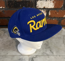 Los Angeles Rams New Era 9Fifty Adjustable Snapback Hat Cap Spelled Out Men Blue - $29.93