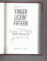Stephanie Plum: Finger Lickin&#39; Fifteen 15 by Janet Evanovich Signed Auto... - £33.64 GBP