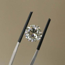 Loose Moissanite Near White OEC Round Brilliant Diamond Best For Ring 1.... - £106.18 GBP