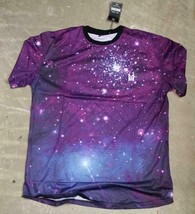 IMKING Galaxy Shirt Size L Purple Tones Raw Talent Trademark MMVI NOSWT - £19.54 GBP