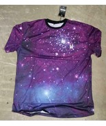 IMKING Galaxy Shirt Size L Purple Tones Raw Talent Trademark MMVI NOSWT - £19.76 GBP