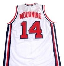 Alonzo Mourning #14 Team USA Basketball Jersey White Any Size image 2