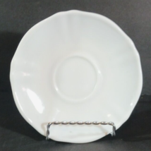 FLORENTINE Milk Glass SAUCER ARCOPAL France White 5.5” - $2.84