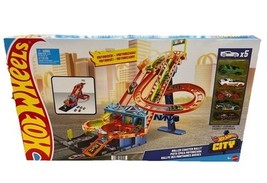 Hot Wheels City Motorized Roller Coaster Rally Vehicle Playset, With 5 C... - €53,50 EUR