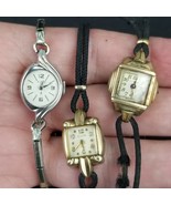 vintage ladies watch lot x3 Elgin Banner 10K rgp - €43,06 EUR